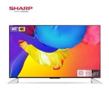 夏普 LCD-60SU465A 液晶电视机 60英寸/4K超高清/智能网络/黑色（含电视壁挂架/高清数据线/电源线/辅材及安装服务费）