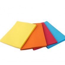 得力（deli） 7393A4 深黄色彩色复印纸 80g 100张/包 单包装